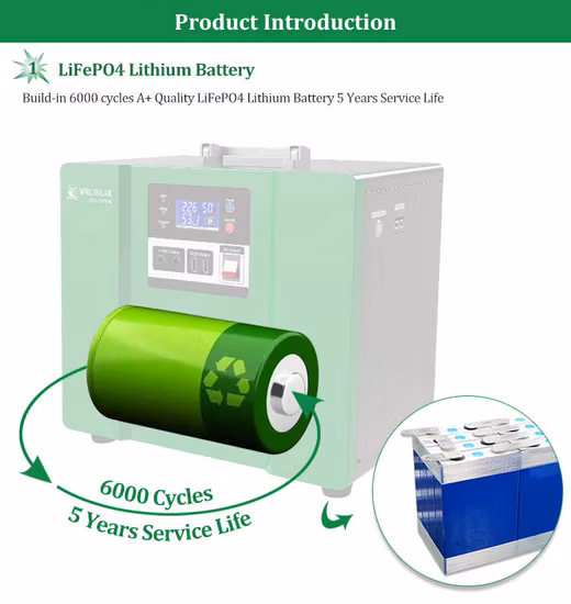 Tycorun 140000mAh 220V 500W Generador de energía solar portátil Sistema de energía solar para el hogar